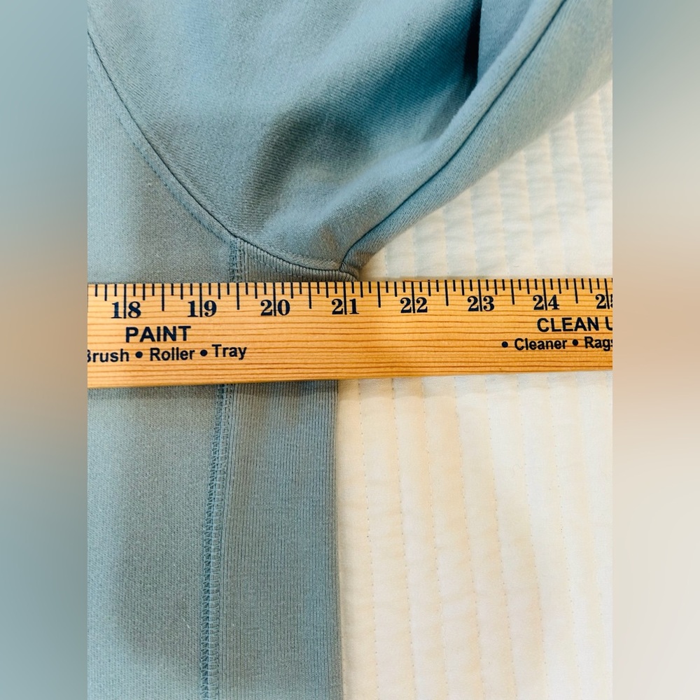 Grundens Fishing Supply Hoodie Mens Medium Teal/Blue Fleece Sweatshirt Pullover - Picture 8 of 10